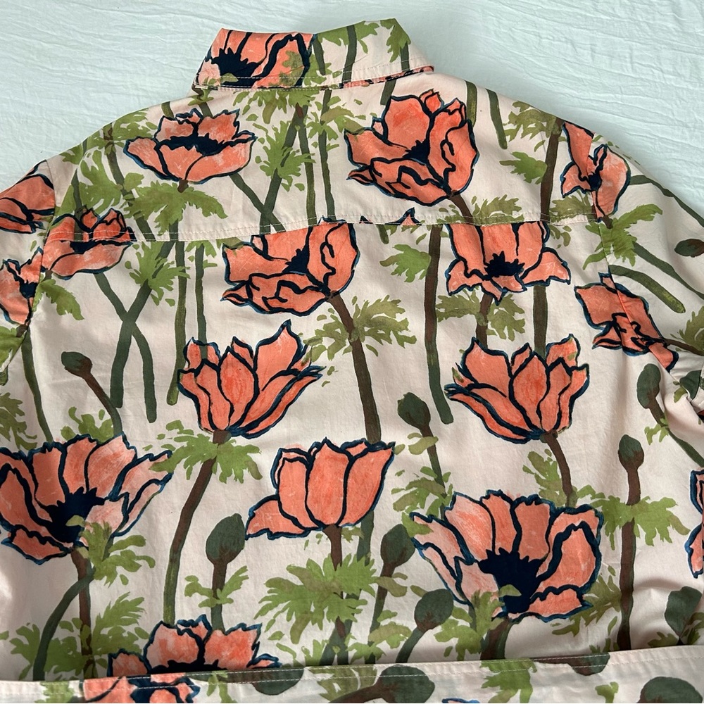 Tory Burch Floral Dress - Pink and Green - Picture 8 of 13